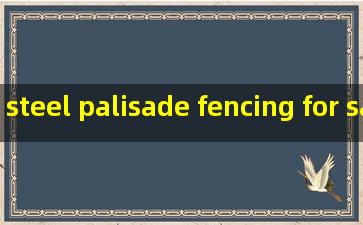 steel palisade fencing for sale